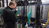 Bank of servers